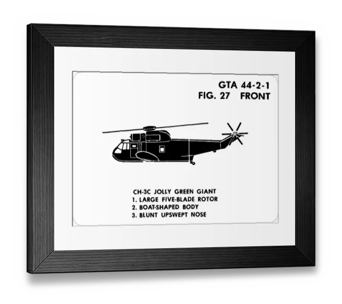 Framed Print : 27 CH-3C Jolly Green Giant - incorrect:- SH-3A Sea King Framed Print : 27 CH-3C Jolly Green Giant - incorrect:- SH-3A Sea King