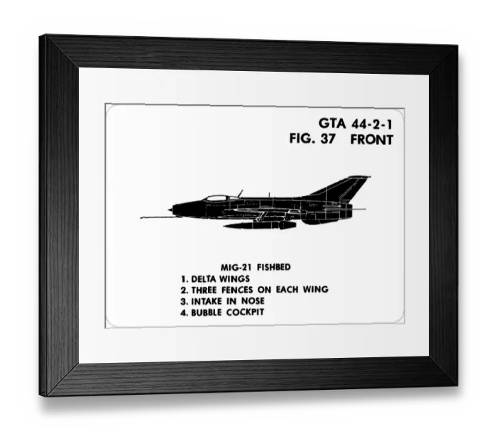Framed Print : 37 MiG-21 Fishbed Framed Print : 37 MiG-21 Fishbed