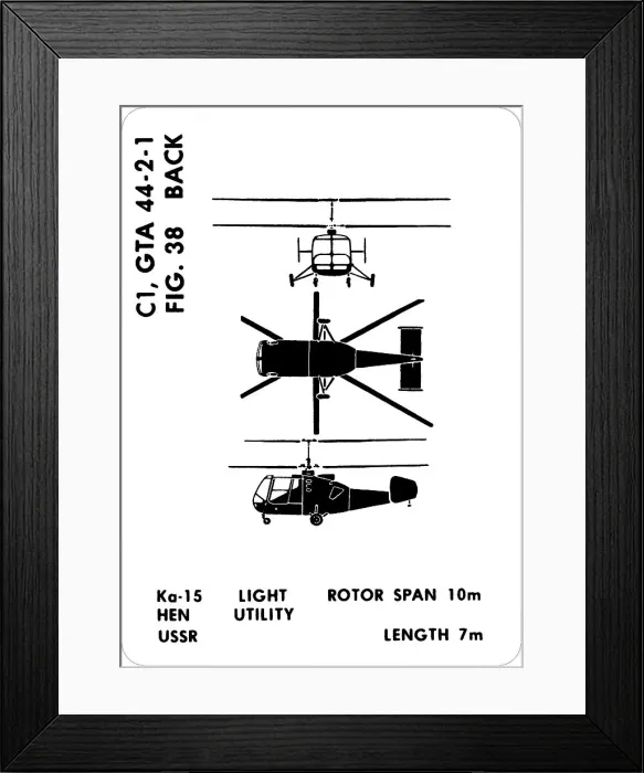 Framed Print : 38 a Ka-15 Hen Framed Print : 38 a Ka-15 Hen