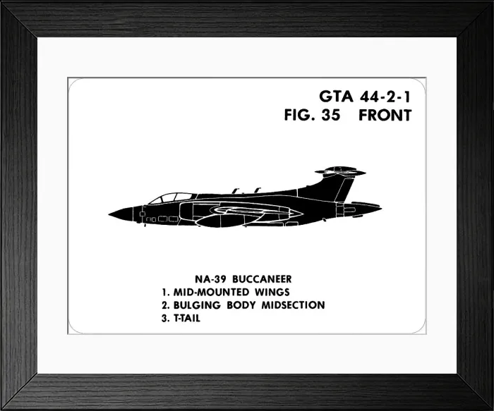 Framed Print : 35 NA-39 Buccaneer Framed Print : 35 NA-39 Buccaneer