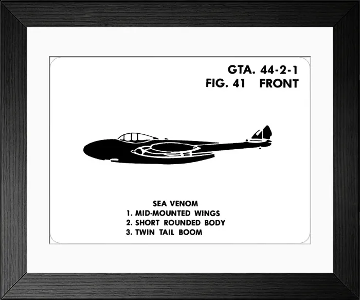 Framed Print : 41 Sea Venom Framed Print : 41 Sea Venom
