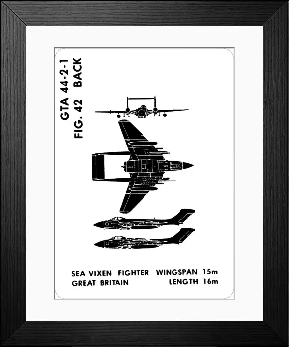 Framed Print : 42 a Sea Vixen Framed Print : 42 a Sea Vixen