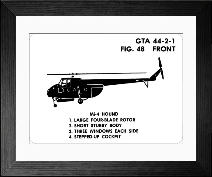 Framed Print : 48 Mi-4 Hound Framed Print : 48 Mi-4 Hound