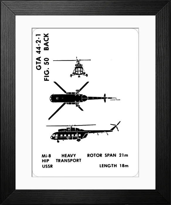 Framed Print : 50 a Mi-8 Hip Framed Print : 50 a Mi-8 Hip