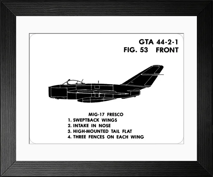 Framed Print : 53 MiG-17 Fresco Framed Print : 53 MiG-17 Fresco