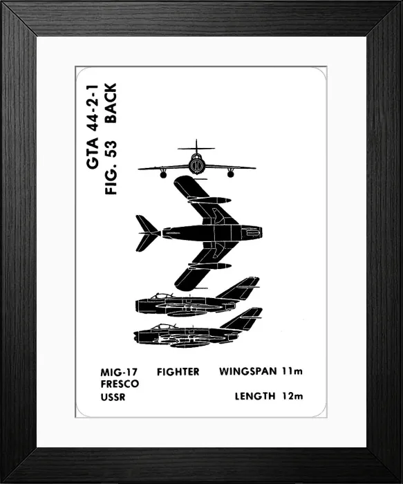 Framed Print : 53 a MiG-17 Fresco Framed Print : 53 a MiG-17 Fresco