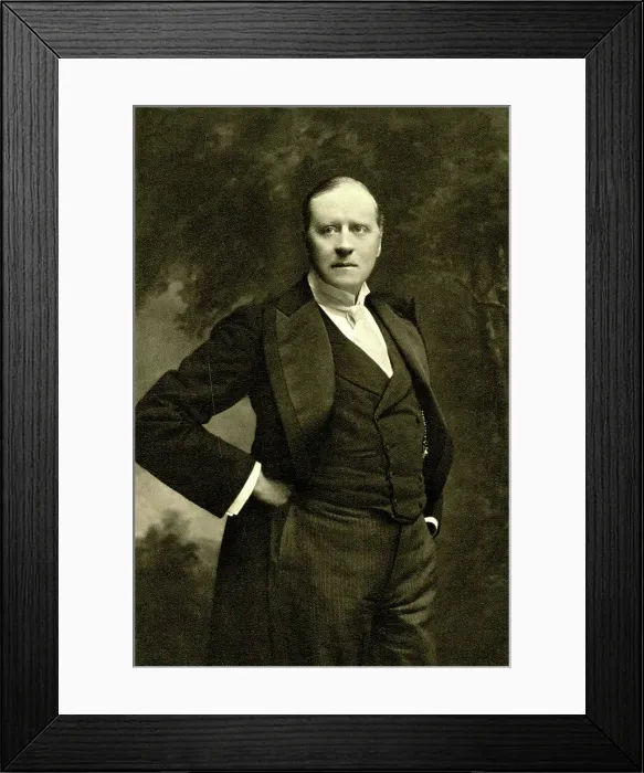Framed Print : Herbert Beerbohm Tree, English actor manager Framed Print : Herbert Beerbohm Tree, English actor manager