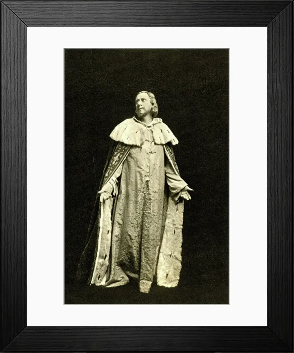 Framed Print : Herbert Beerbohm Tree, as Shakespeare's Richard II Framed Print : Herbert Beerbohm Tree, as Shakespeare's Richard II