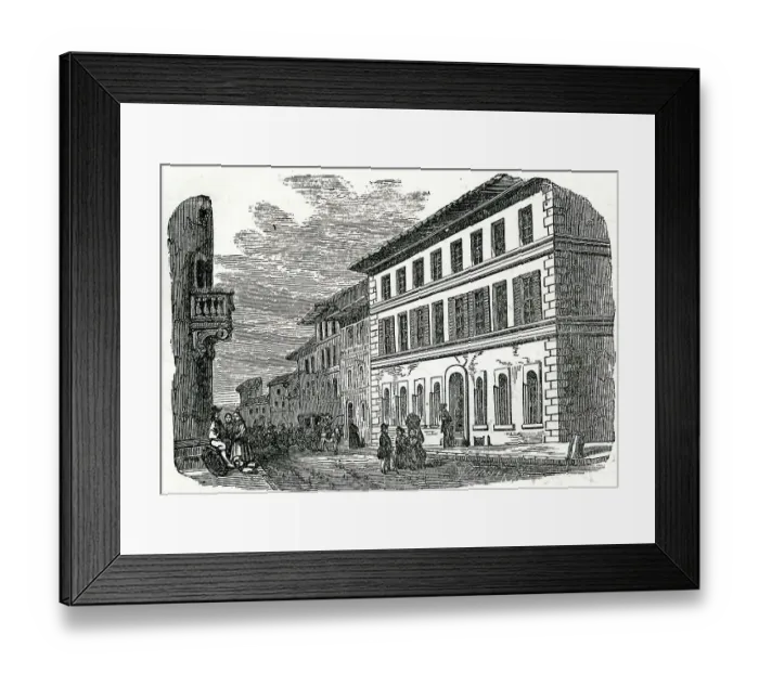 Framed Print : Michelangelo's house, Via Ghibellina, Florence, Italy Framed Print : Michelangelo's house, Via Ghibellina, Florence, Italy