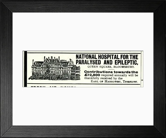 Framed Print : National Hospital for the Paralysed and Epileptic Framed Print : National Hospital for the Paralysed and Epileptic