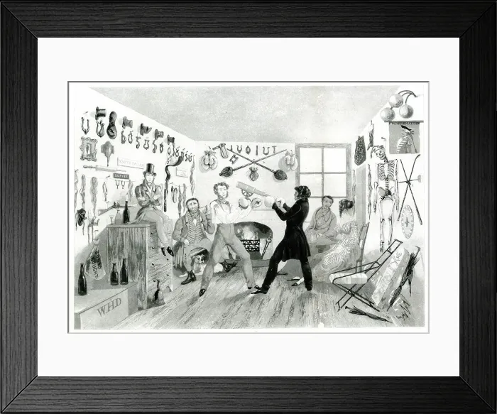 Framed Print : Slender Billy's Boxing Studio Framed Print : Slender Billy's Boxing Studio