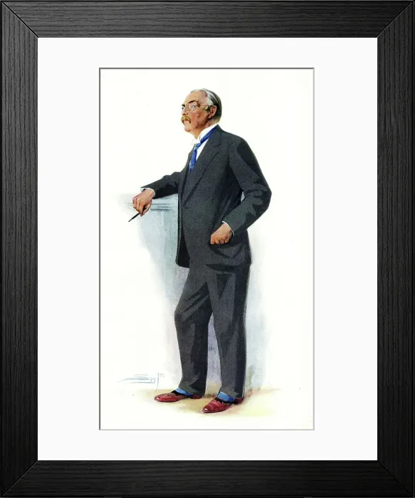 Framed Print : Sir Edmund Gosse, English poet, author and critic Framed Print : Sir Edmund Gosse, English poet, author and critic