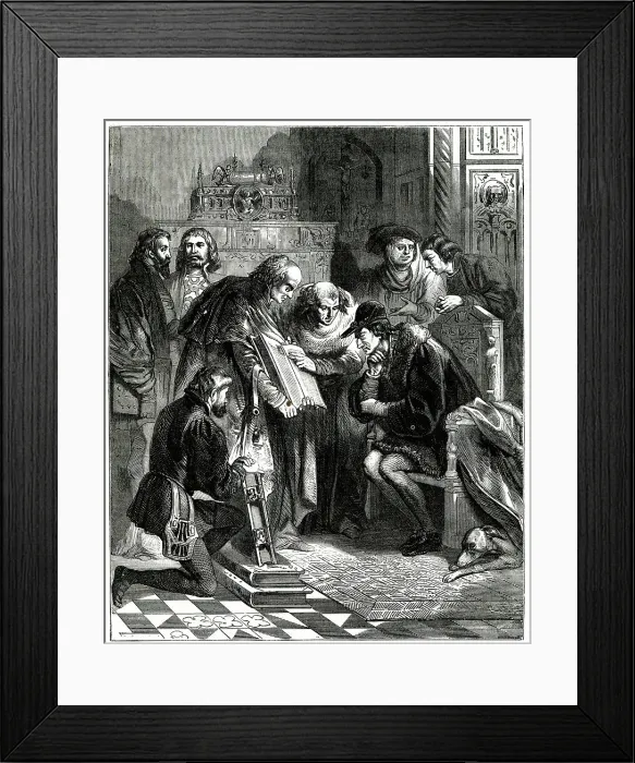 Framed Print : William Tyndale and the first English Bible Framed Print : William Tyndale and the first English Bible
