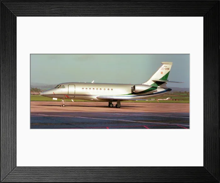 Framed Print : Dassault Falcon 2000 EC-GNK Framed Print : Dassault Falcon 2000 EC-GNK