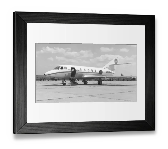 Framed Print : Dassault Falcon 20F F-WLCU - NPAA-70 Framed Print : Dassault Falcon 20F F-WLCU - NPAA-70
