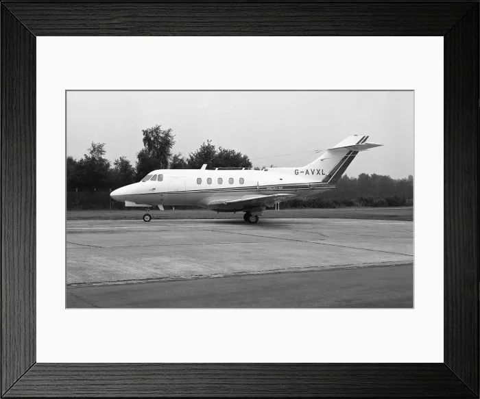 Framed Print : Hawker Siddeley HS-125-3B G-AVXL Framed Print : Hawker Siddeley HS-125-3B G-AVXL