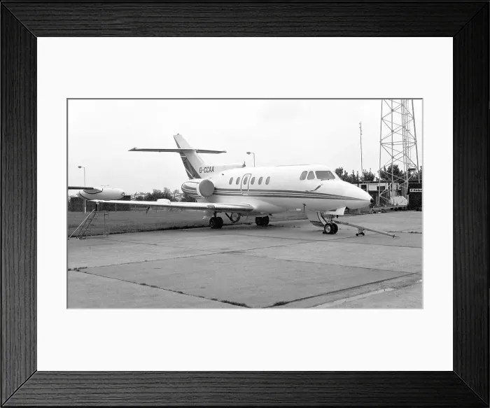 Framed Print : British Aerospace 125-700B G-CCAA Framed Print : British Aerospace 125-700B G-CCAA
