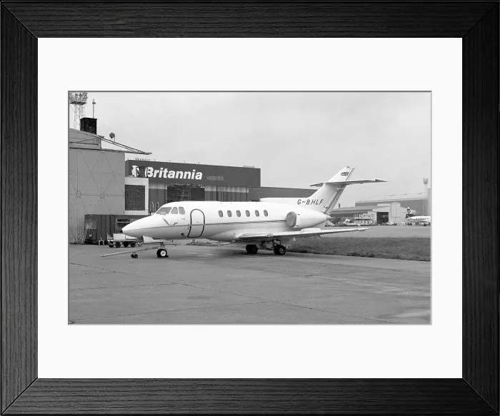 Framed Print : British Aerospace 125-700B G-BHLF Framed Print : British Aerospace 125-700B G-BHLF