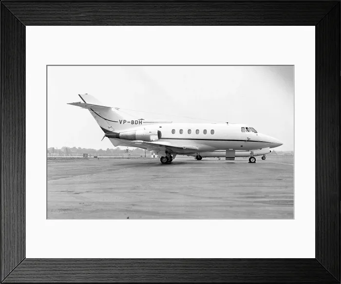 Framed Print : Hawker Siddeley HS-125-600A VP-BDH Framed Print : Hawker Siddeley HS-125-600A VP-BDH