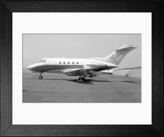 Framed Print : Hawker Siddeley HS-125 Series 1A-522 N2601 Framed Print : Hawker Siddeley HS-125 Series 1A-522 N2601