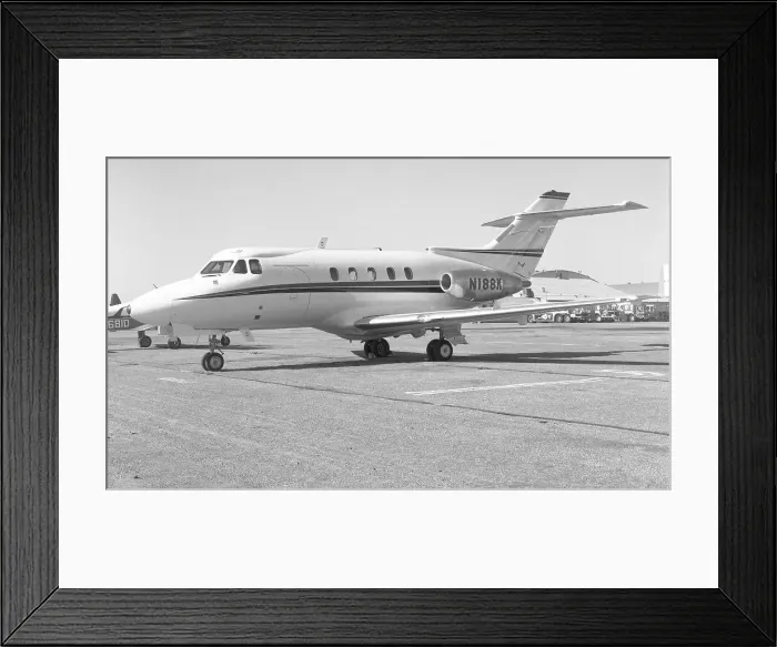 Framed Print : Hawker Siddeley HS-125 Series 1A-522 N188K Framed Print : Hawker Siddeley HS-125 Series 1A-522 N188K