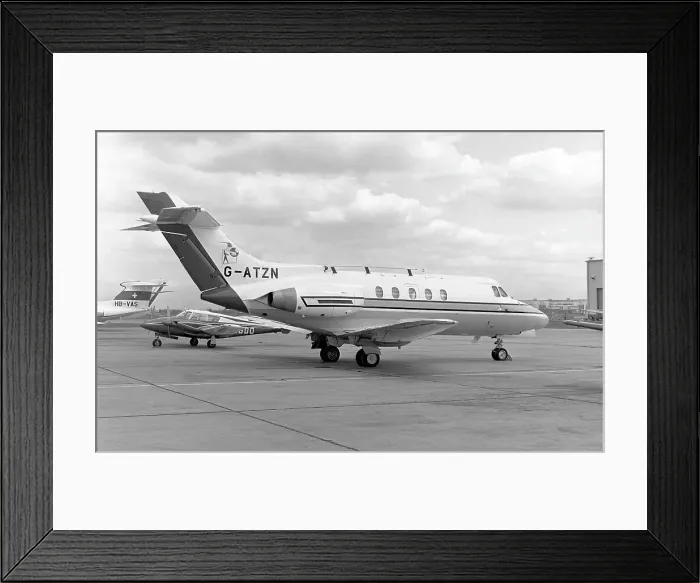 Framed Print : Hawker Siddeley HS-125-3A G-ATZN Framed Print : Hawker Siddeley HS-125-3A G-ATZN