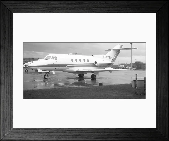 Framed Print : Hawker Siddeley HS-125-400A G-ATEP Framed Print : Hawker Siddeley HS-125-400A G-ATEP