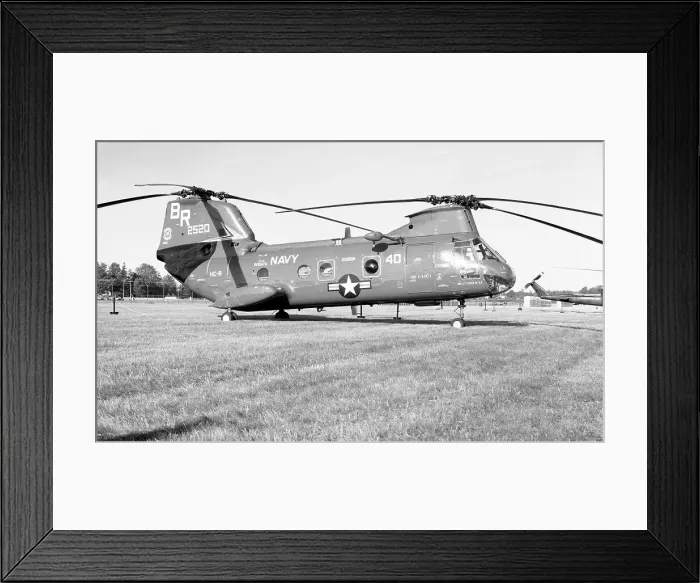 Framed Print : Boeing-Vertol HH-46D Sea Knight 152520 Framed Print : Boeing-Vertol HH-46D Sea Knight 152520
