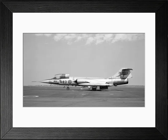 Framed Print : Lockheed-Mitsubishi F-104J Starfighter 76-8683 Framed Print : Lockheed-Mitsubishi F-104J Starfighter 76-8683