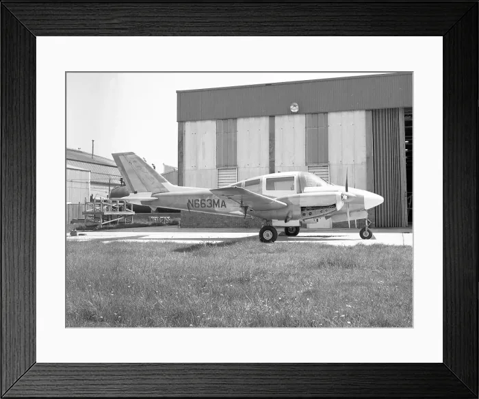 Framed Print : Beagle B. 206 Series 2 N663MA Framed Print : Beagle B. 206 Series 2 N663MA