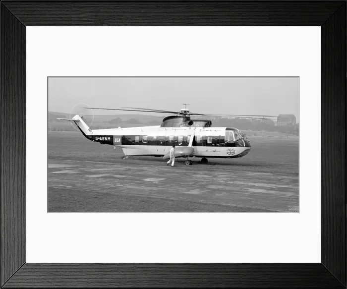 Framed Print : Sikorsky S-61N G-ASNM Framed Print : Sikorsky S-61N G-ASNM