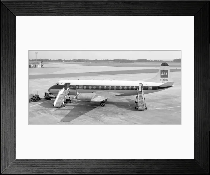 Framed Print : Vickers Viscount 802 G-AORD Framed Print : Vickers Viscount 802 G-AORD