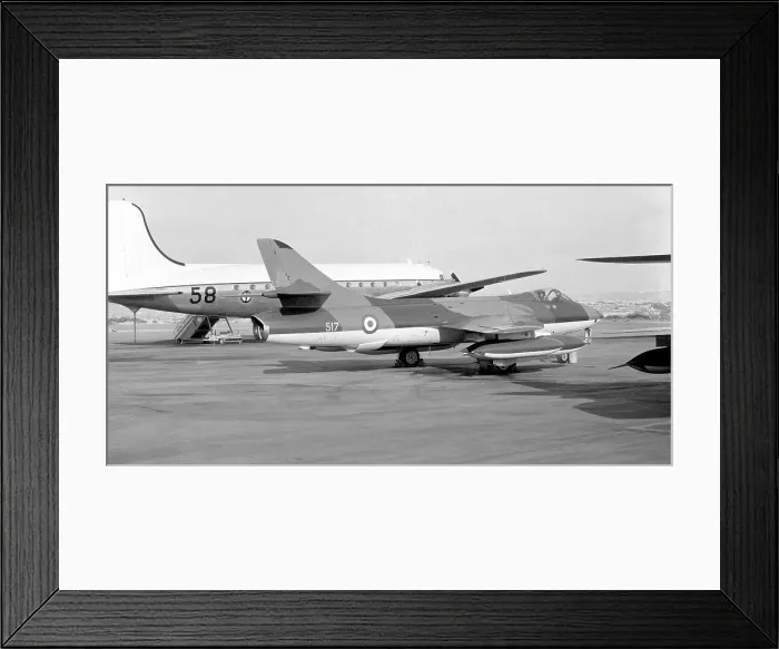 Framed Print : Hawker Hunter Mk. 74A 517 Framed Print : Hawker Hunter Mk. 74A 517