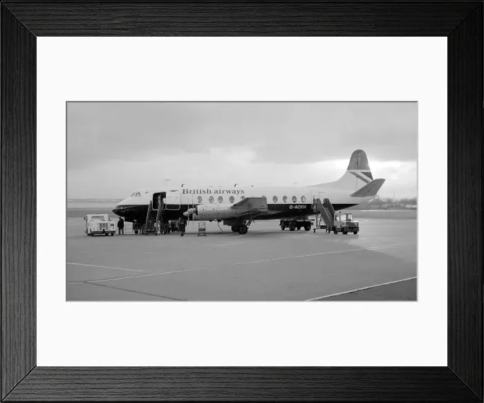 Framed Print : Vickers Viscount 806 G-AOYH Framed Print : Vickers Viscount 806 G-AOYH