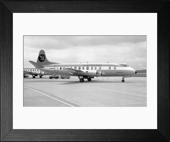 Framed Print : Vickers Viscount 806 G-AOYN Framed Print : Vickers Viscount 806 G-AOYN