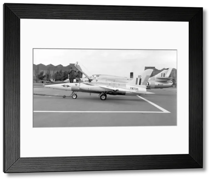 Framed Print : Folland Gnat T. 1 XM706 Framed Print : Folland Gnat T. 1 XM706