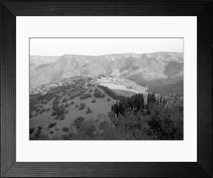 Framed Print : Zulu village: with villagers Framed Print : Zulu village: with villagers