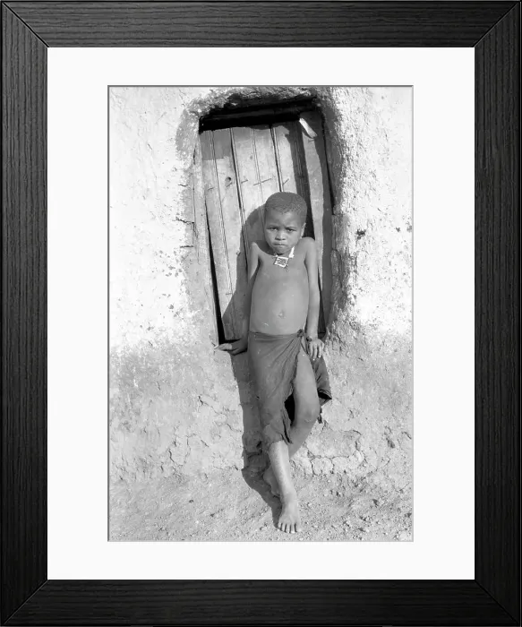 Framed Print : Zulu village: with villagers Framed Print : Zulu village: with villagers