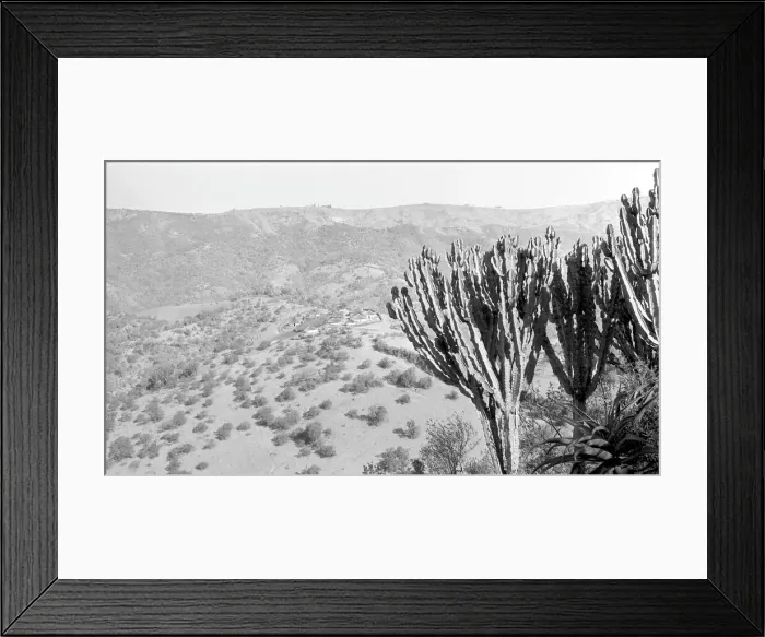 Framed Print : Zulu village: with villagers Framed Print : Zulu village: with villagers