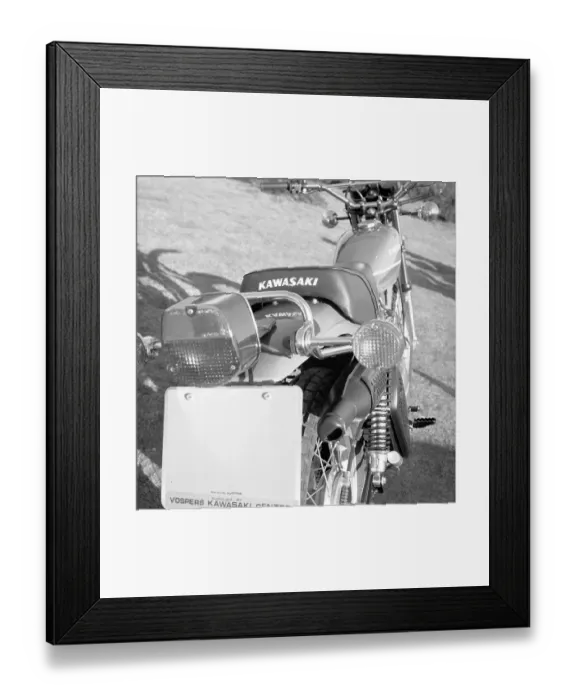 Framed Print : Kawasaki KL 250 motorbike Framed Print : Kawasaki KL 250 motorbike