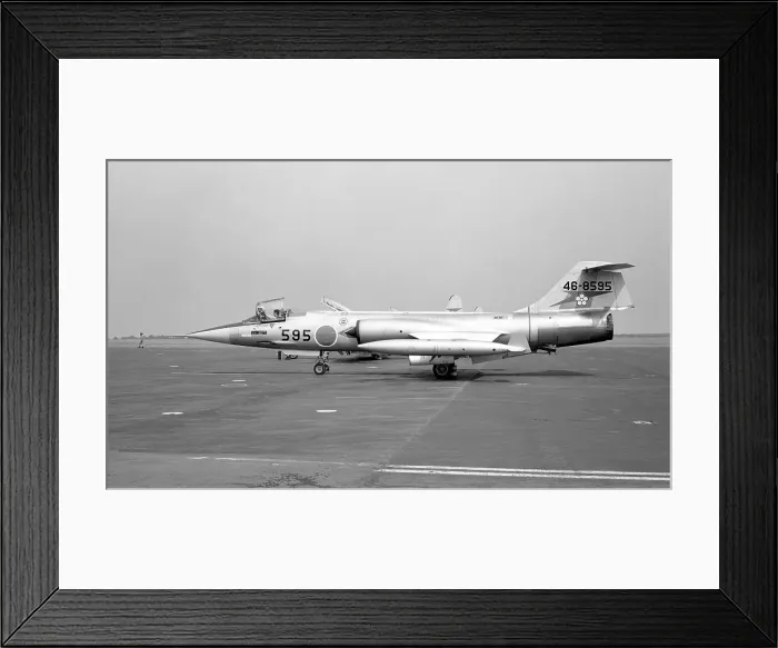 Framed Print : Lockheed-Mitsubishi F-104J Starfighter 46-8595 Framed Print : Lockheed-Mitsubishi F-104J Starfighter 46-8595