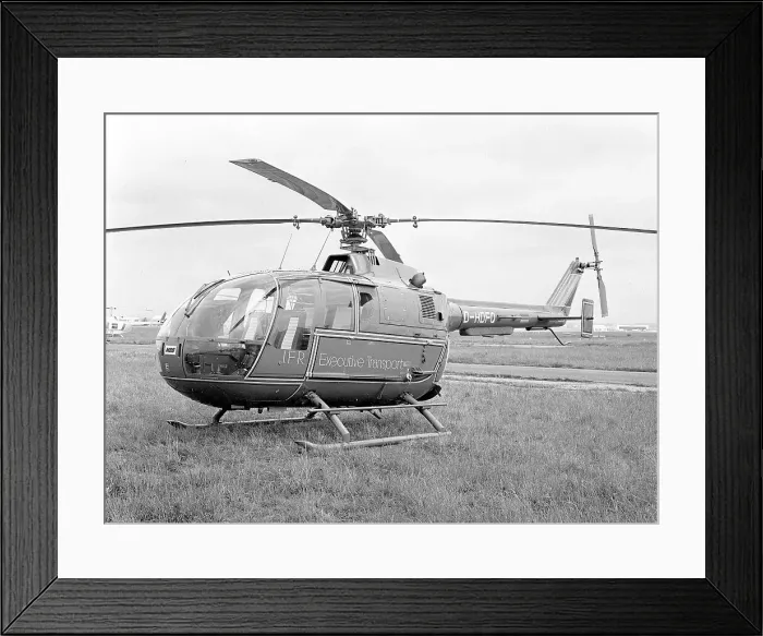 Framed Print : MBB Bo 105C D-HDFQ Framed Print : MBB Bo 105C D-HDFQ