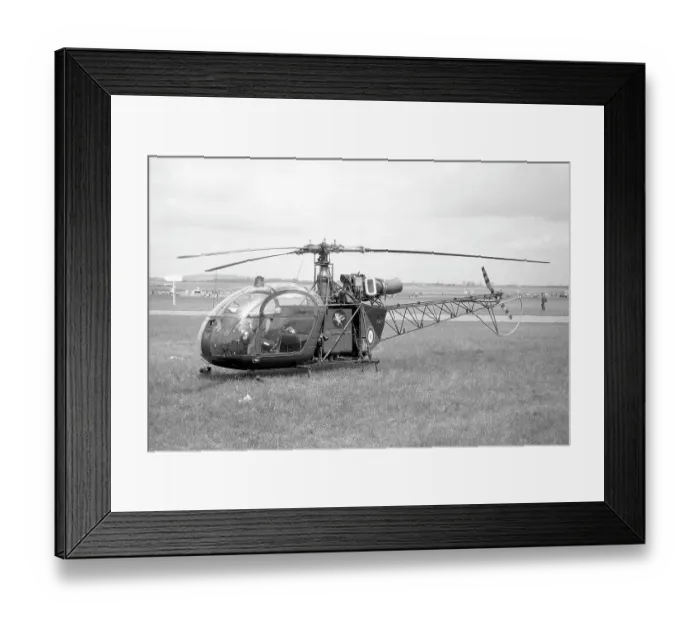 Framed Print : Sud-Aviation SE. 3130 Alouette II number 147 Framed Print : Sud-Aviation SE. 3130 Alouette II number 147