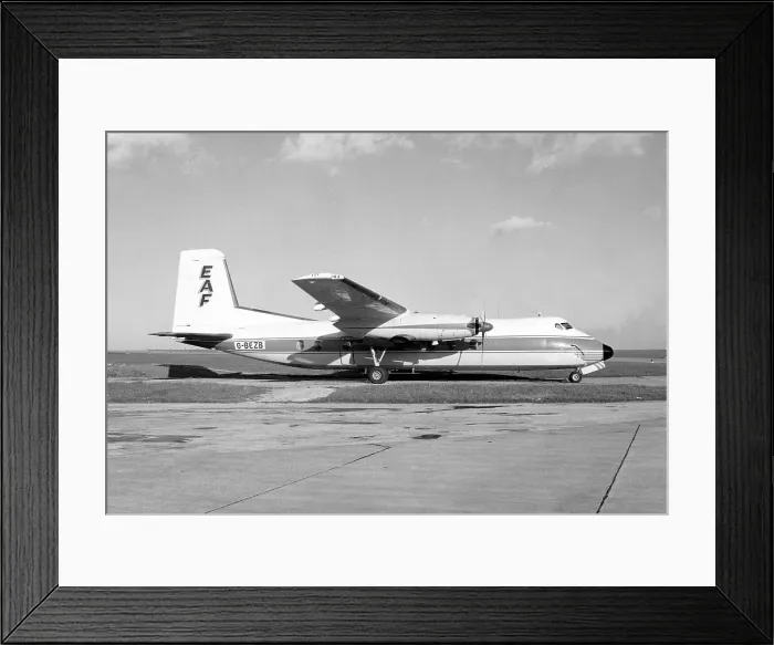 Framed Print : Handley Page HPR. 7 Dart-Herald 209 G-BEZB Framed Print : Handley Page HPR. 7 Dart-Herald 209 G-BEZB