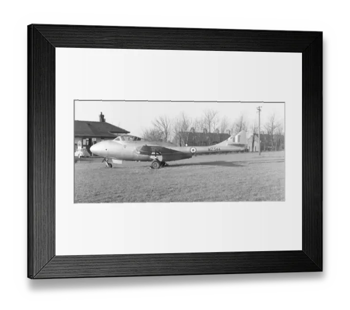 Framed Print : de Havilland DH. 115 Vampire T. 11 WZ544 Framed Print : de Havilland DH. 115 Vampire T. 11 WZ544