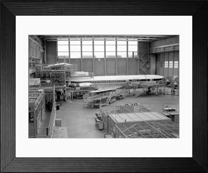 Framed Print : Hawker Siddeley HS. 121 Trident 1C G-ARPF Framed Print : Hawker Siddeley HS. 121 Trident 1C G-ARPF