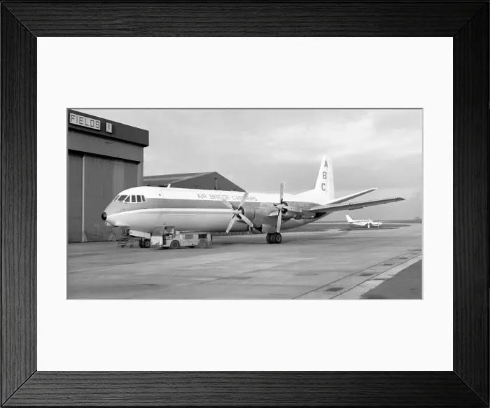 Framed Print : Vickers Type 953C Merchantman G-APEJ Framed Print : Vickers Type 953C Merchantman G-APEJ