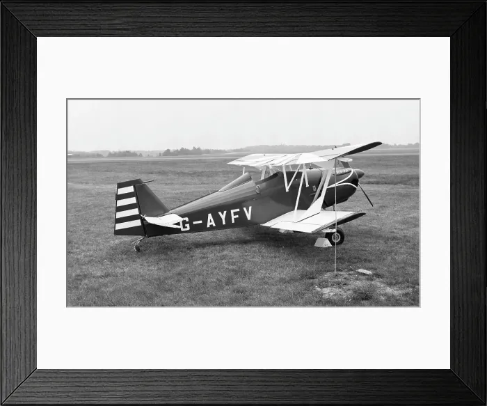 Framed Print : Crosby-Andreasson BA-4B G-AYFV Framed Print : Crosby-Andreasson BA-4B G-AYFV