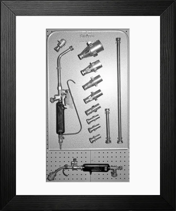 Framed Print : Sievert gas blow torch kit Framed Print : Sievert gas blow torch kit