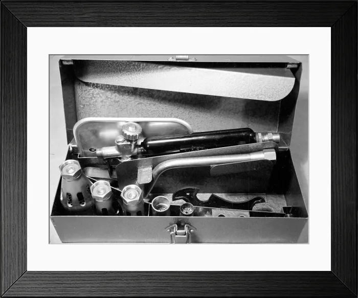 Framed Print : Sievert gas blow torch kit Framed Print : Sievert gas blow torch kit